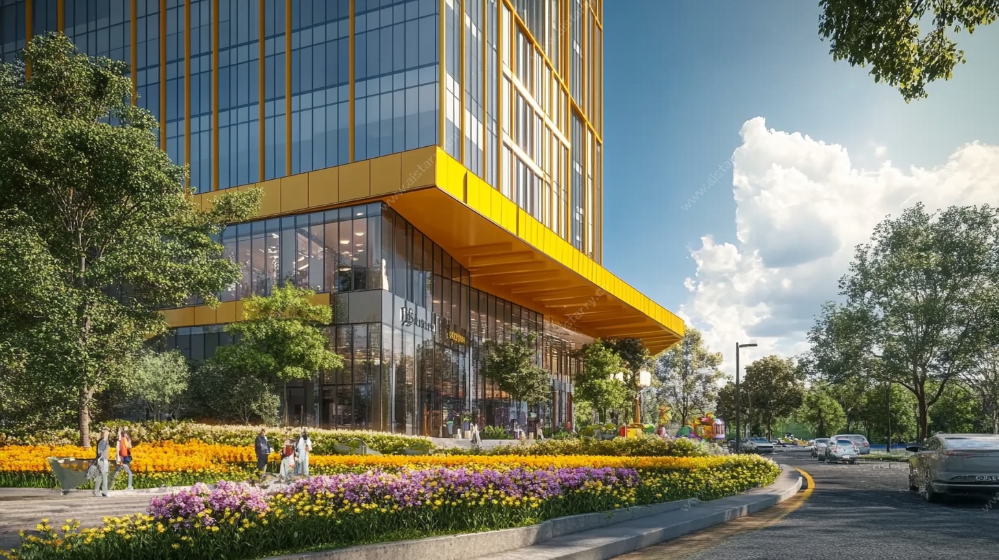 现代都市商业建筑景观