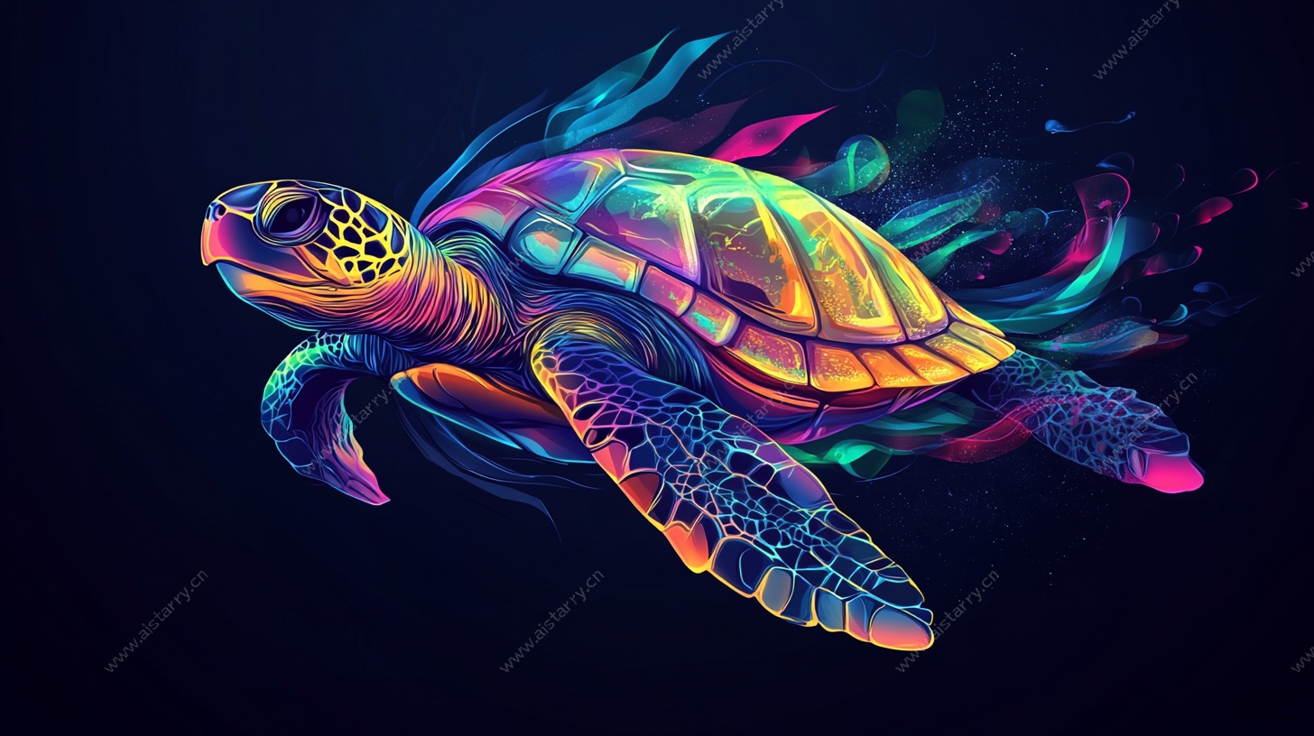 炫彩海龟梦幻游弋