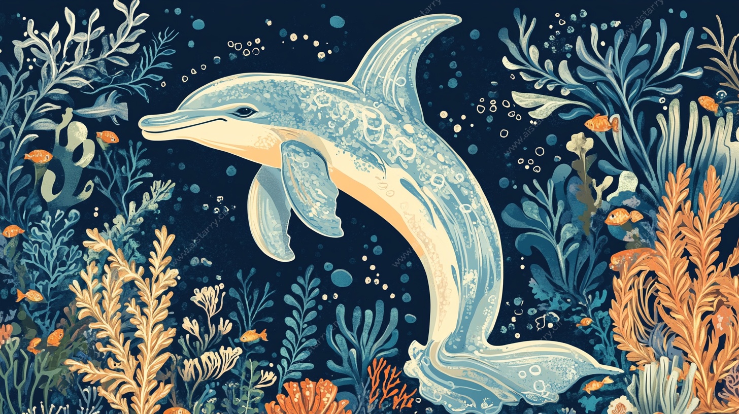 海洋精灵海豚的奇幻海底世界
