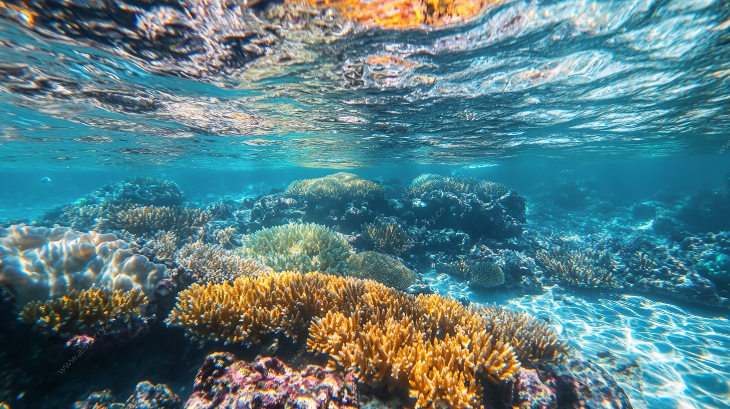 海底珊瑚美景