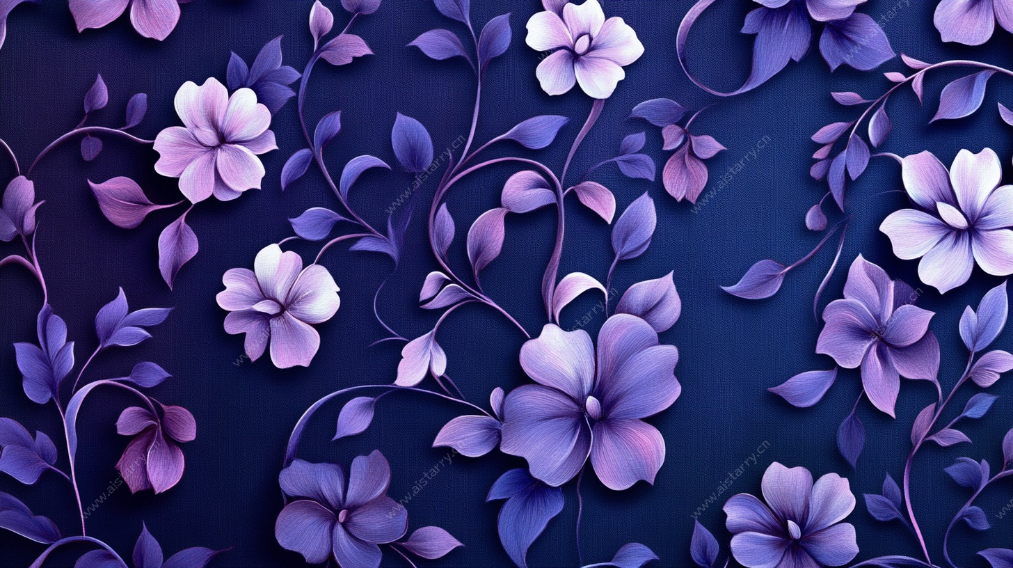 紫花藤蔓背景图