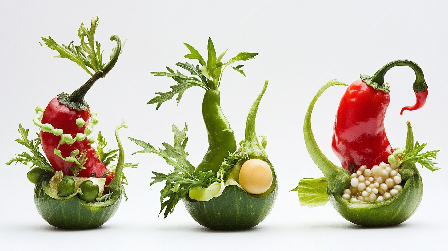 创意蔬菜艺术造型摆件