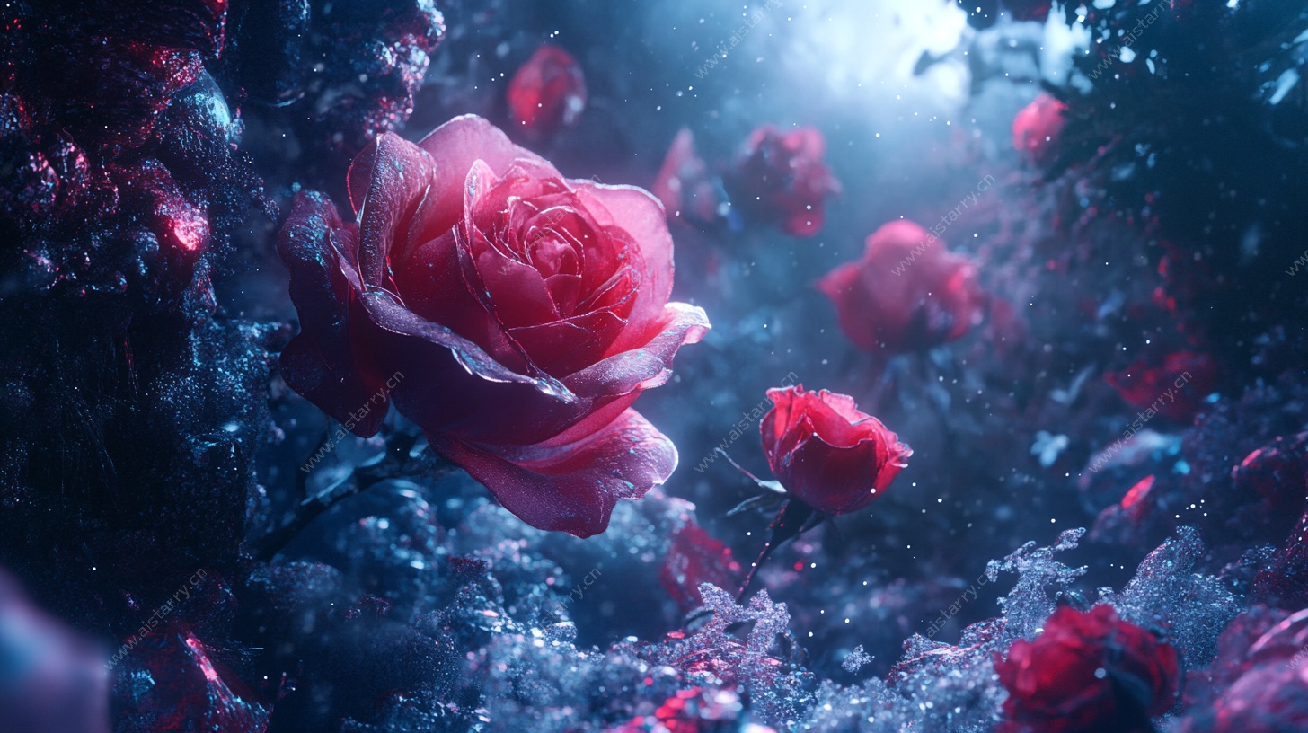 深海玫瑰梦幻场景