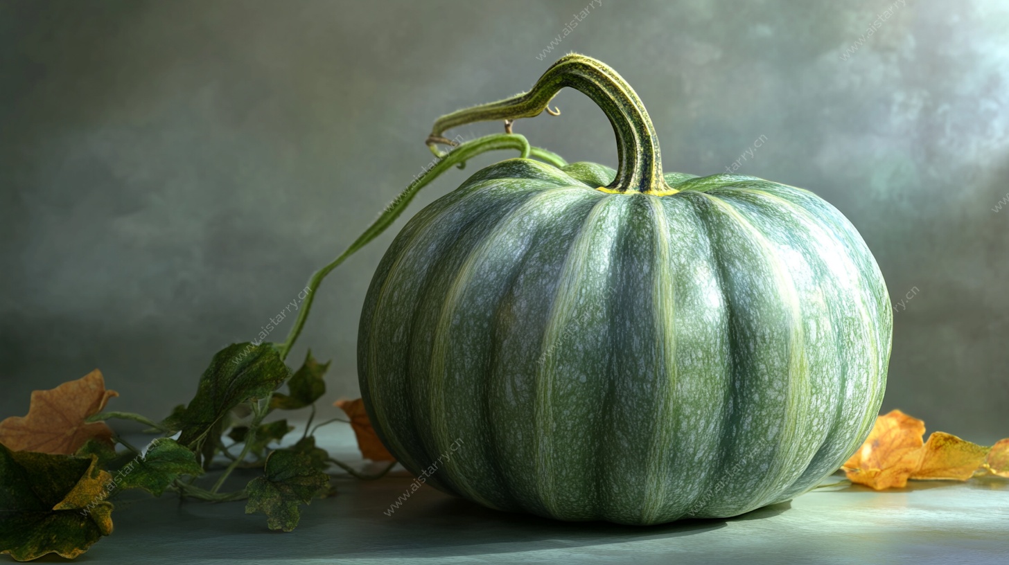 青南瓜静物特写