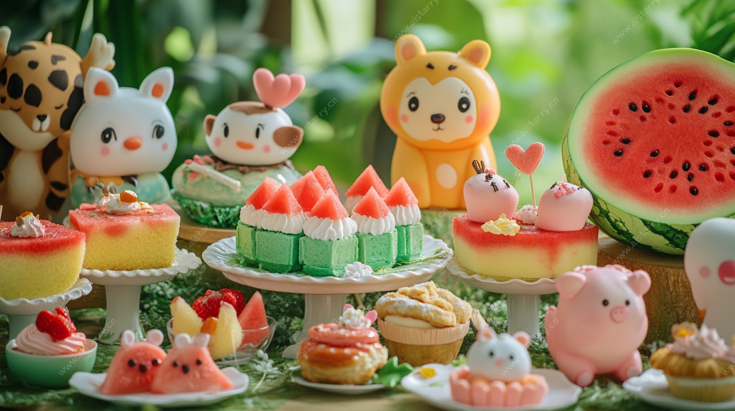 萌趣动物甜品夏日盛宴