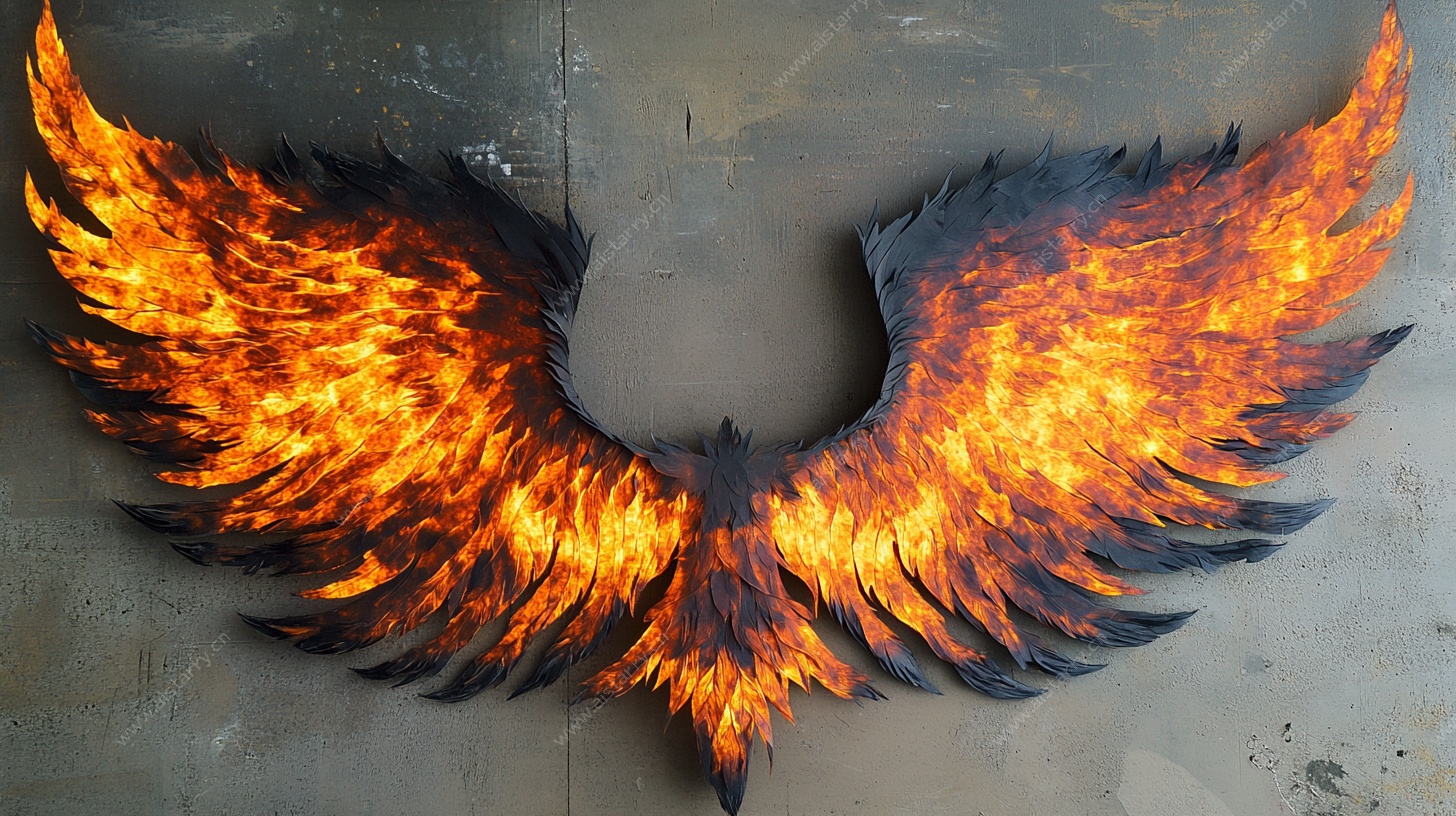 火焰羽翼 炽热之美