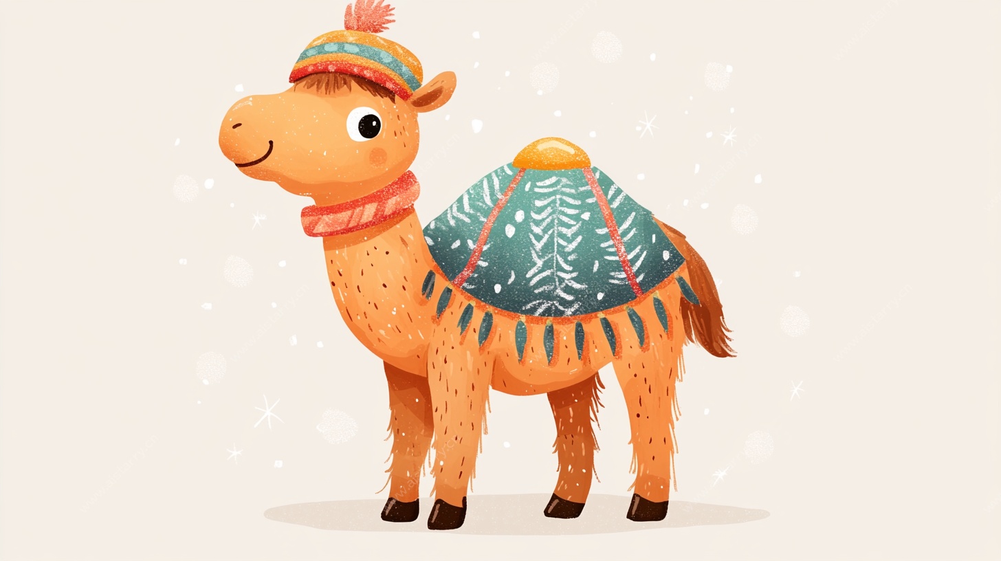 可爱骆驼卡通形象