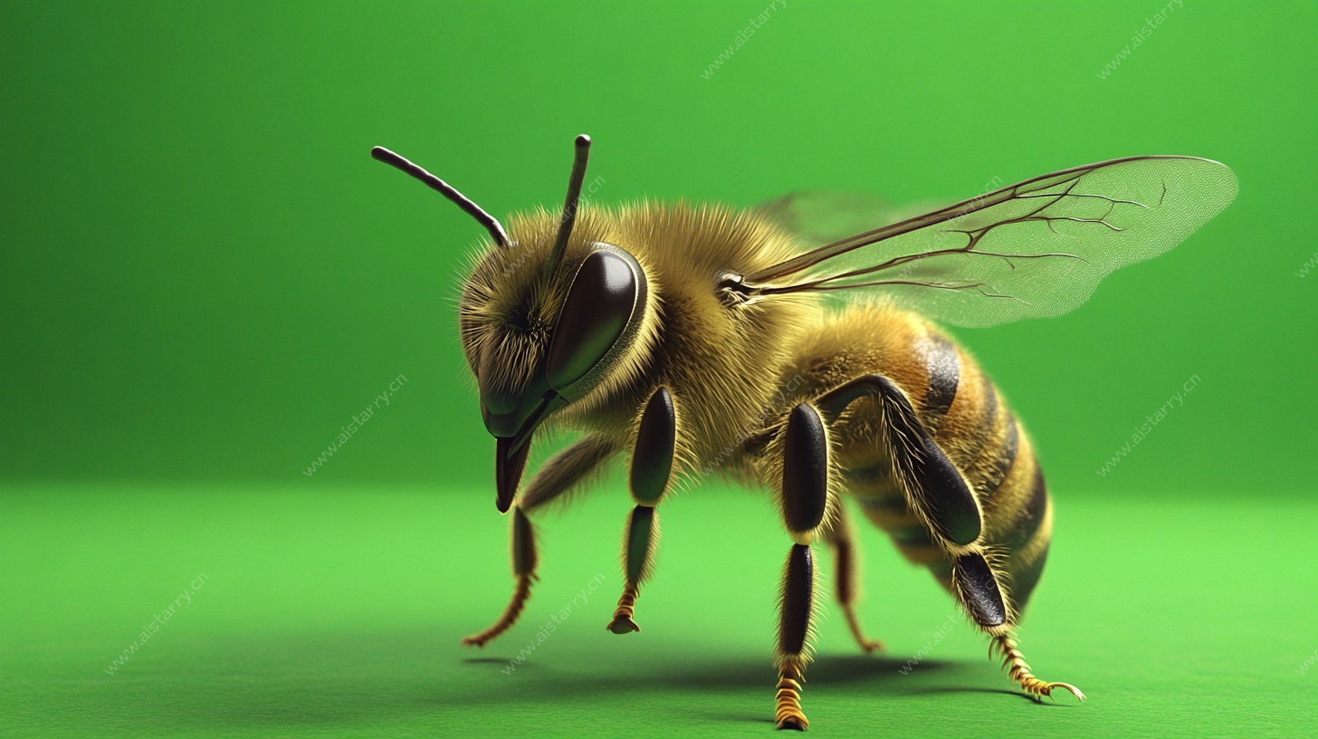 逼真蜜蜂3D模型