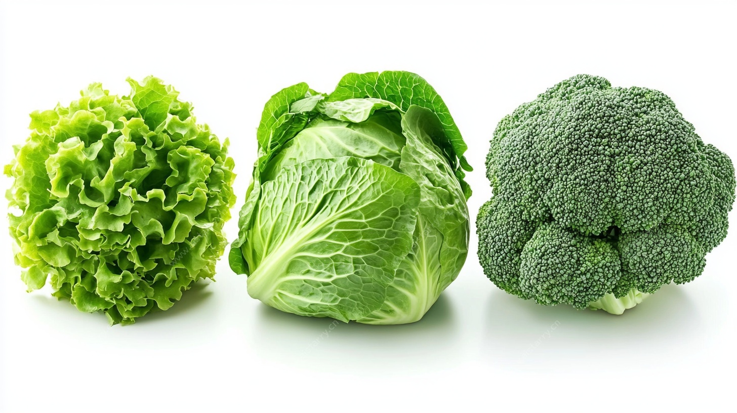 三颗鲜蔬摆拍图