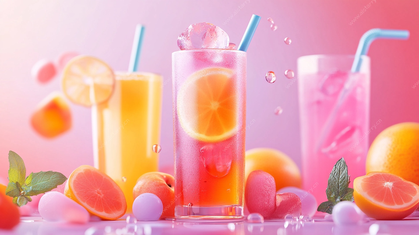 缤纷鲜果冰饮 视觉盛宴