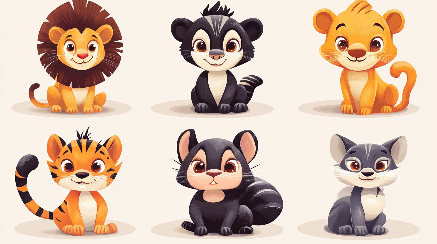 可爱萌趣小动物集合