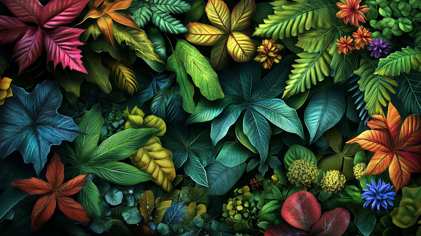缤纷多彩的梦幻植物世界