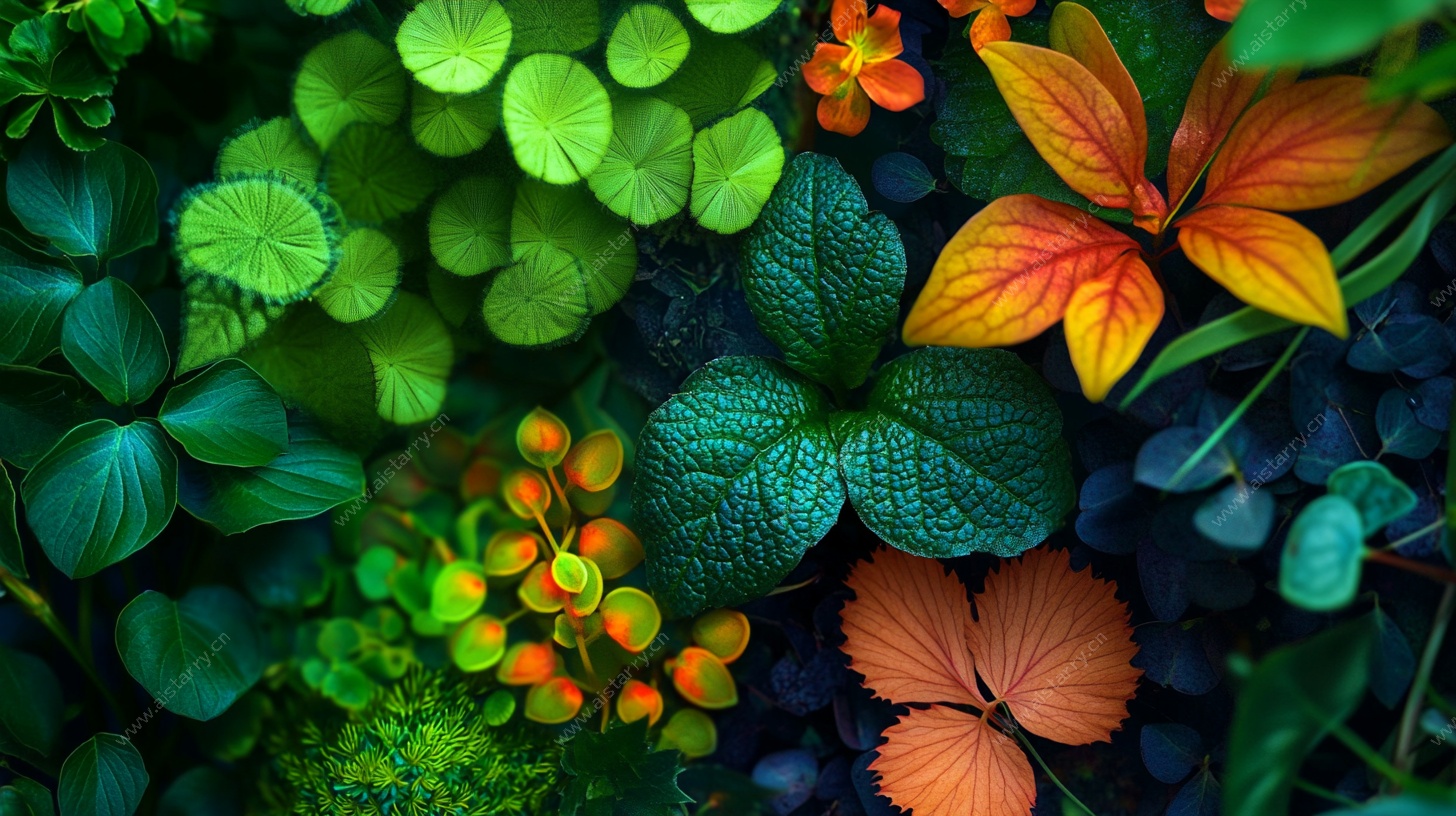 多彩植物微观世界