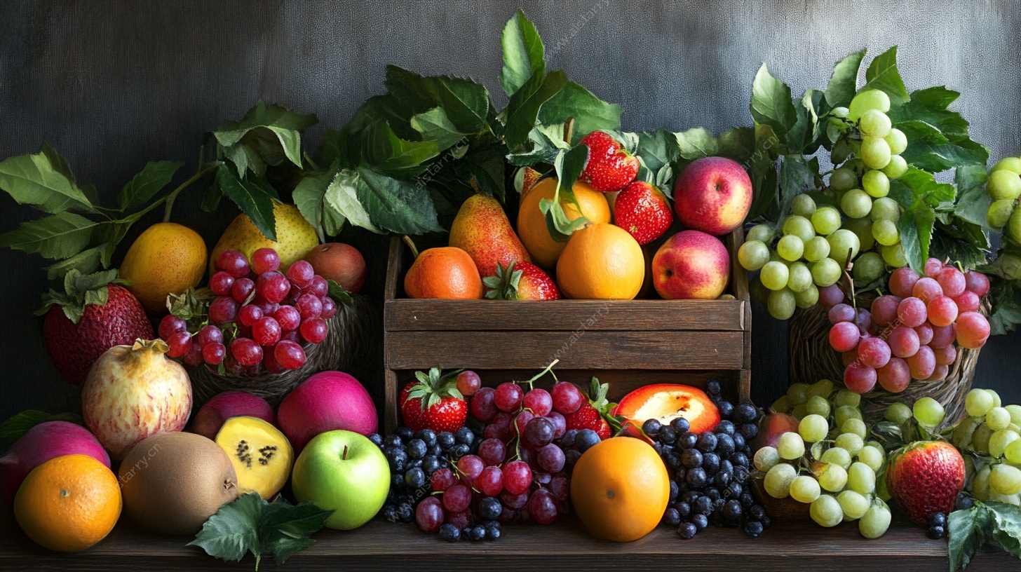 缤纷水果静物摆拍