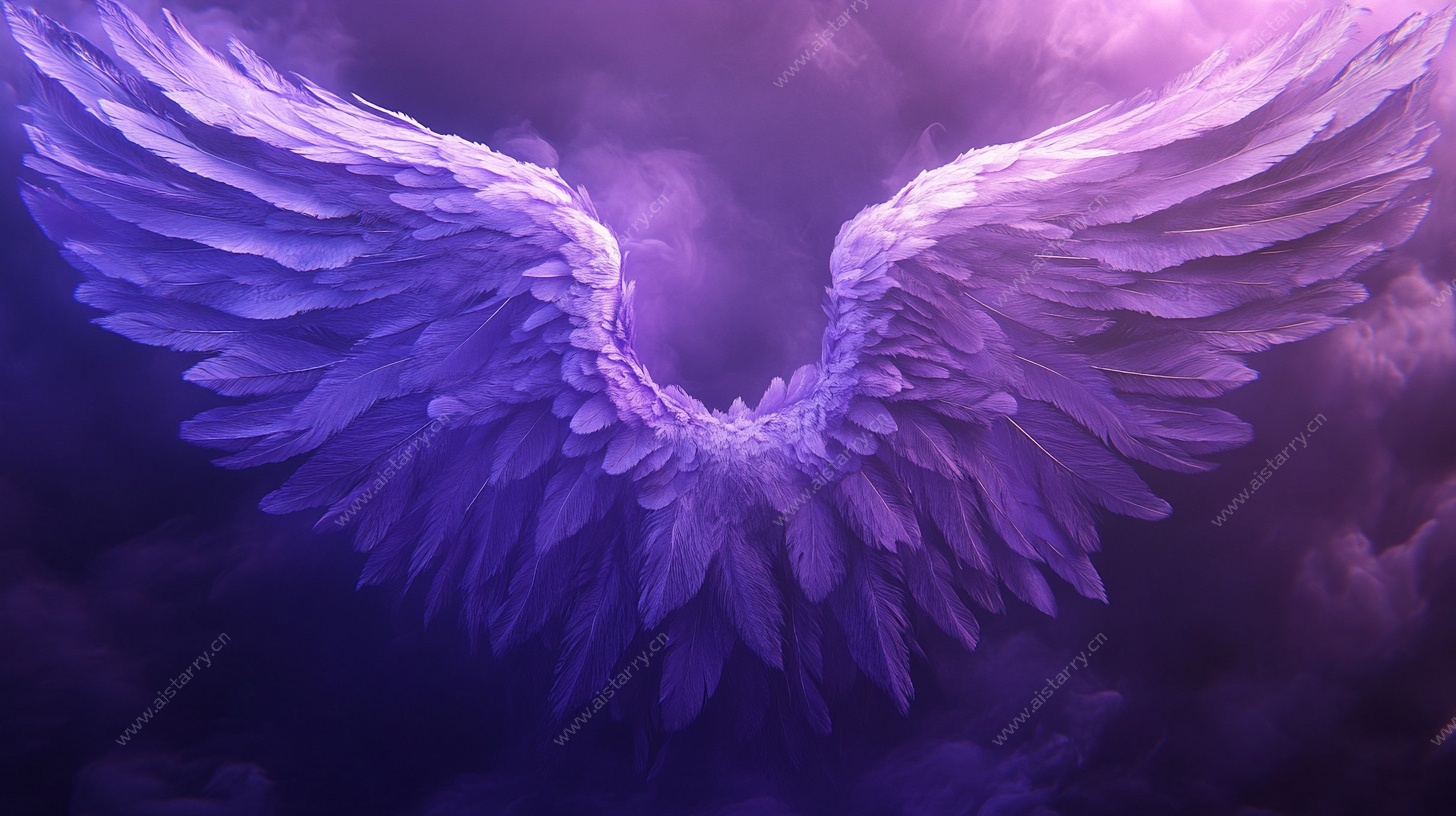 梦幻紫色羽翼