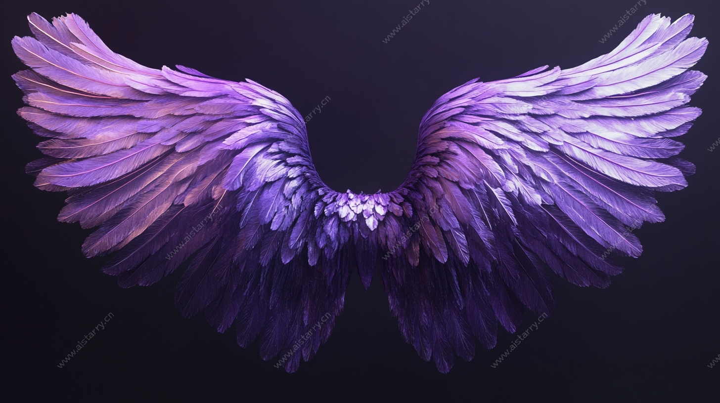 梦幻紫色羽翼