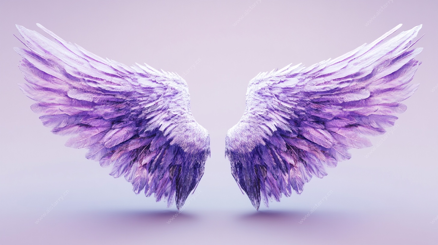 梦幻紫色羽翼