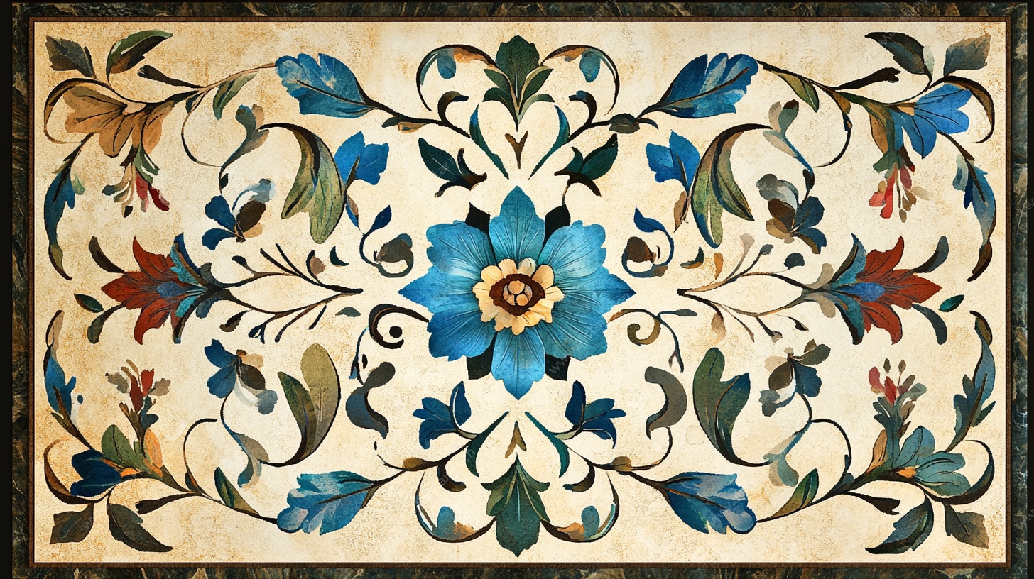 古典花卉装饰图案