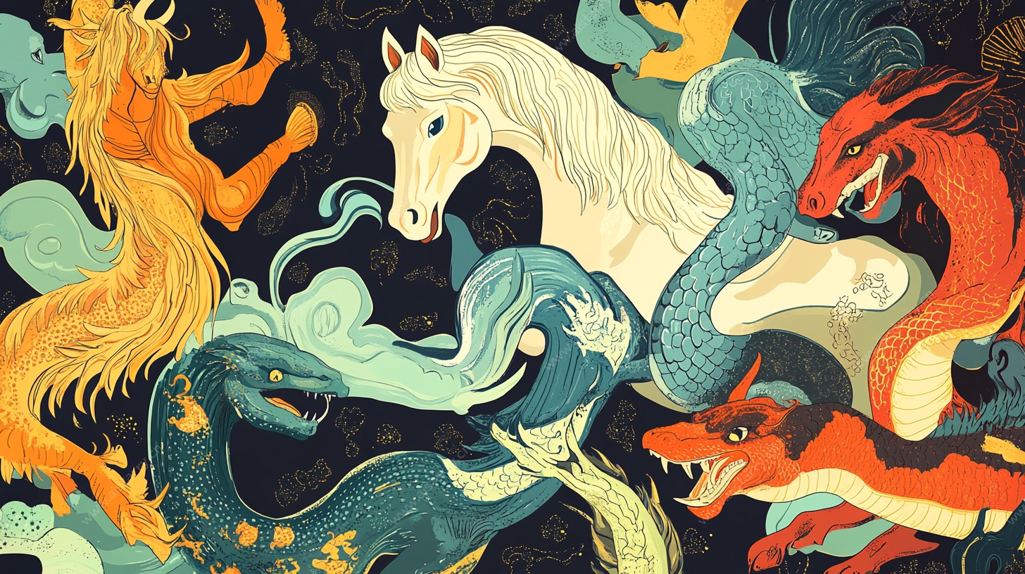 奇幻神兽大混战