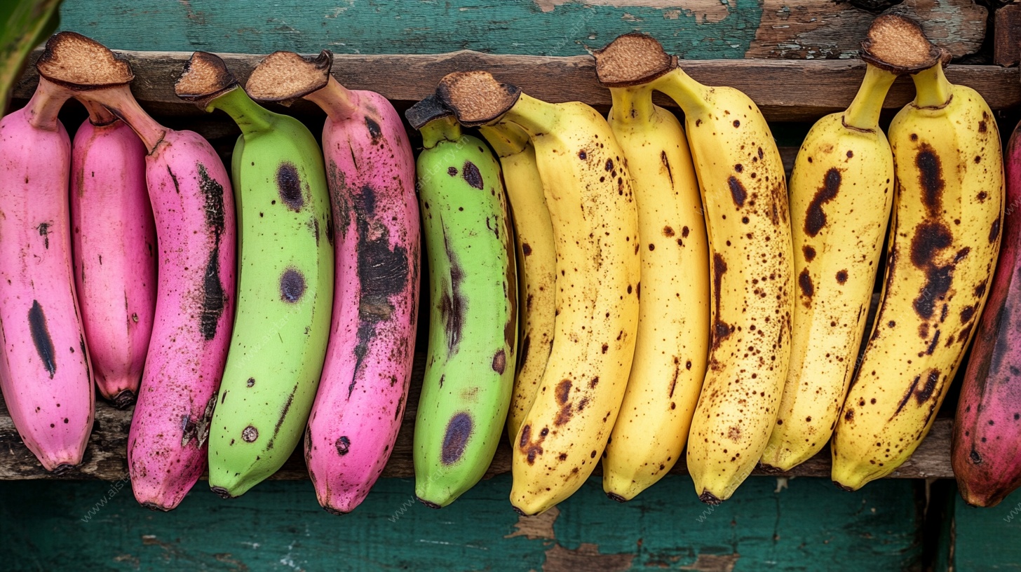 多彩香蕉排列图