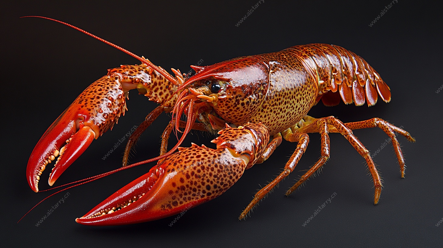 红螯龙虾特写