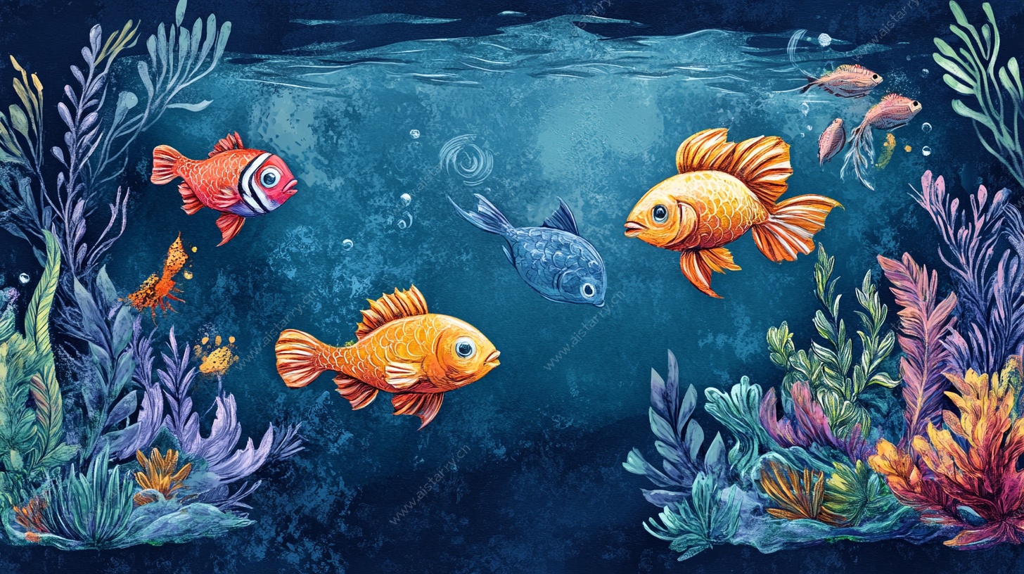 海底鱼群的奇幻世界