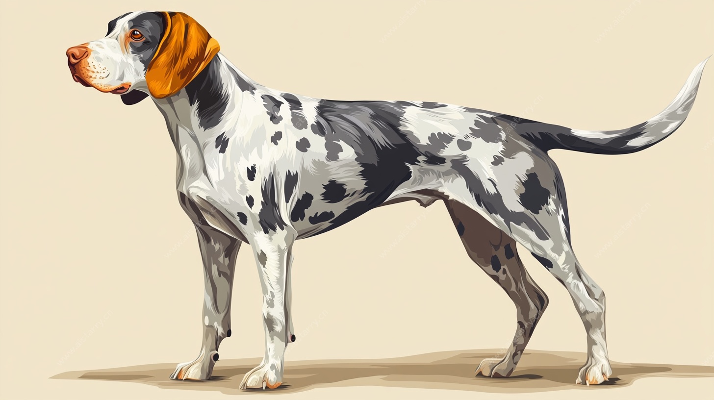 斑点猎犬插画