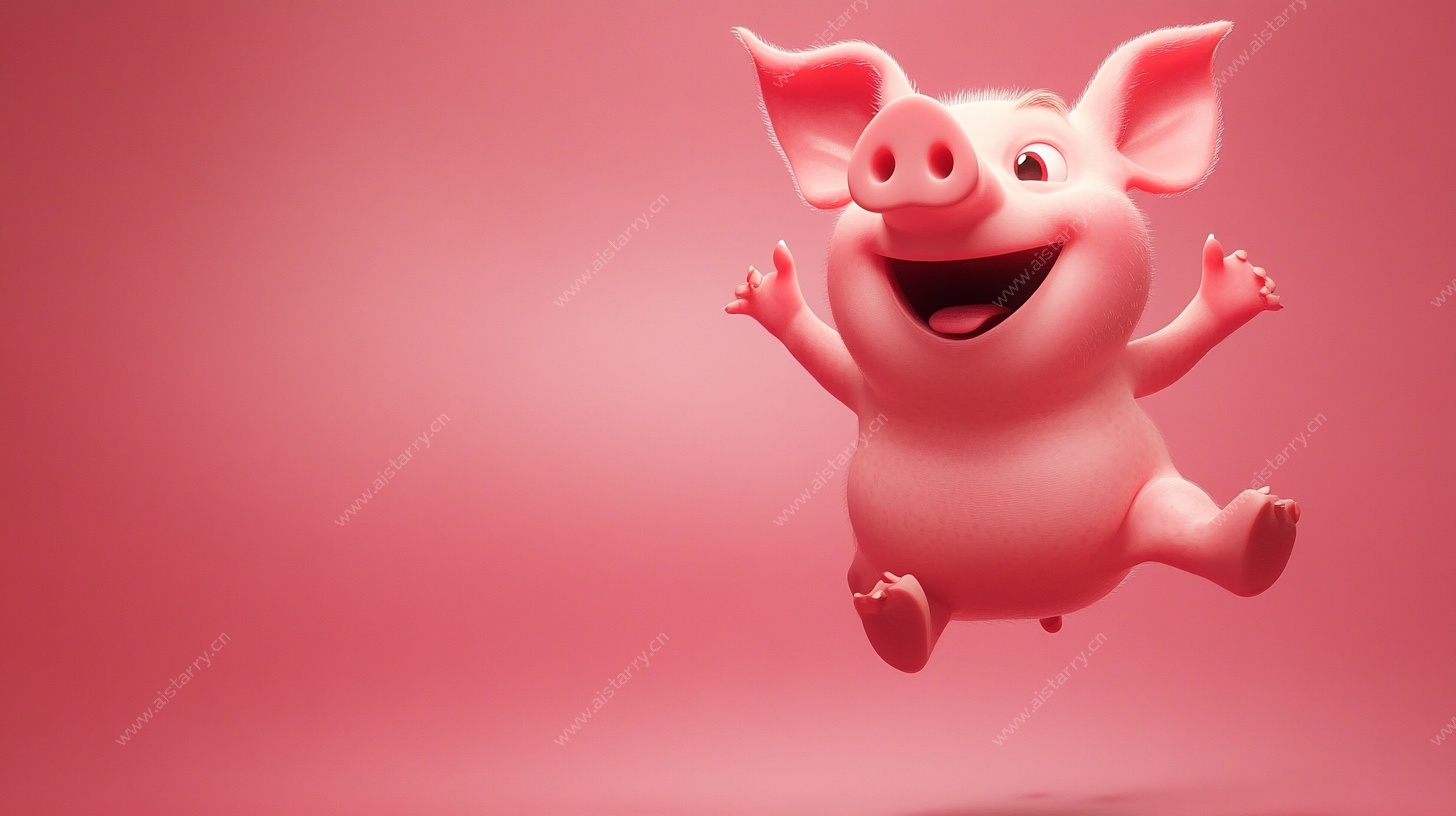 欢乐小猪跳跃图