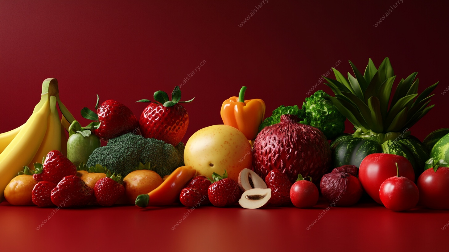 多彩果蔬静物摆拍