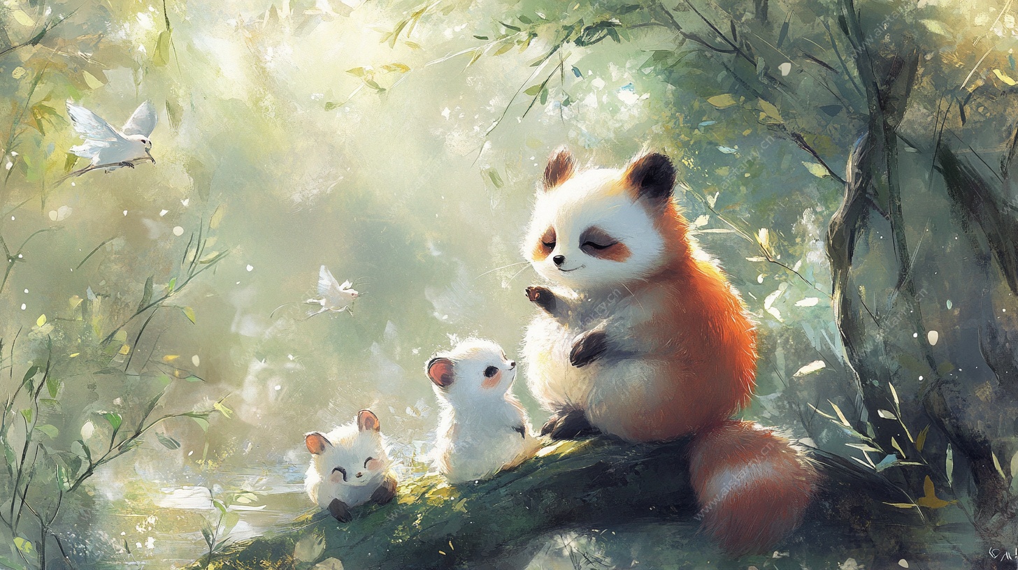 熊猫与鼠的森林奇遇