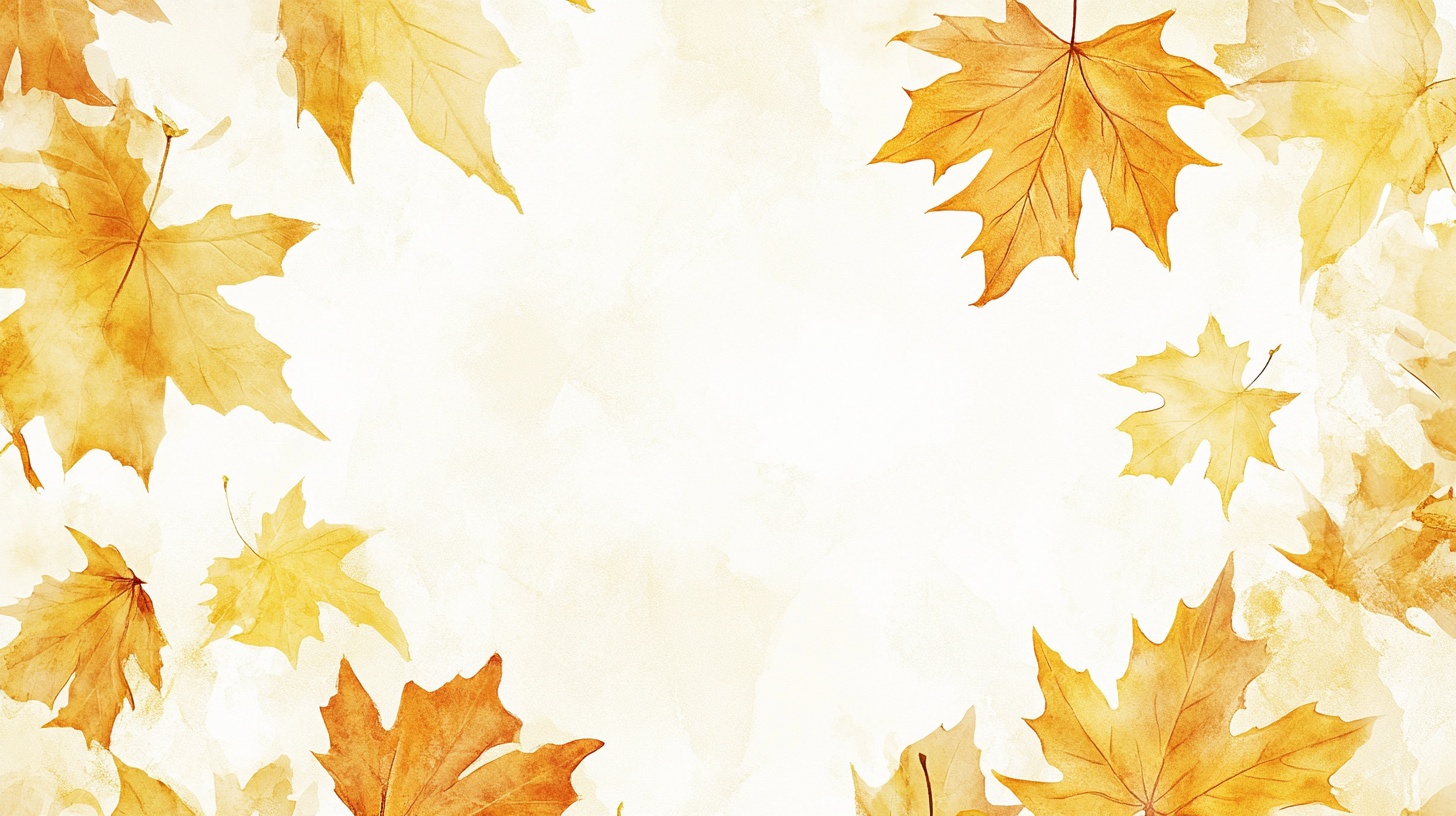 秋意枫叶背景图