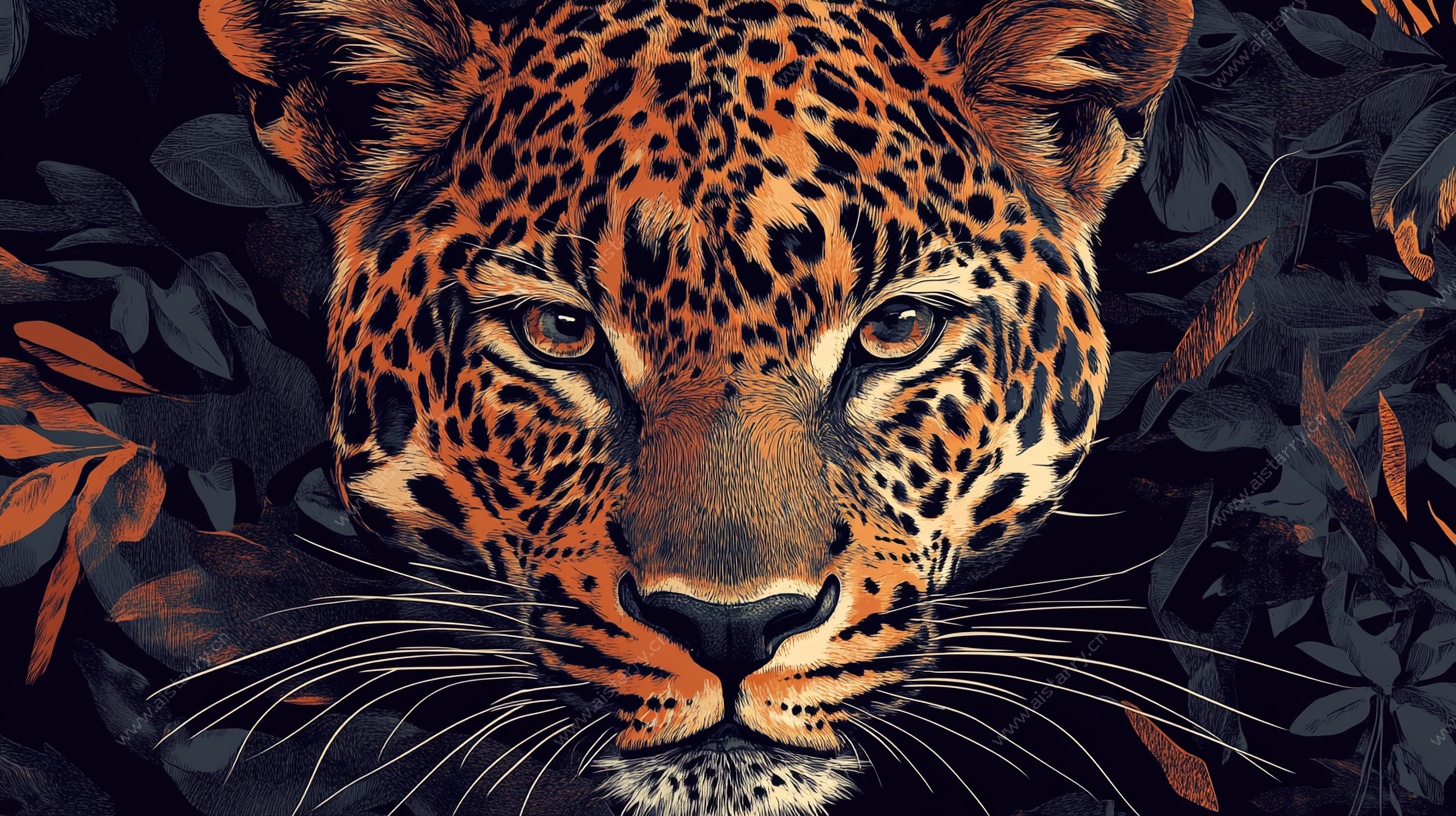 豹之凝视 野性与神秘交织