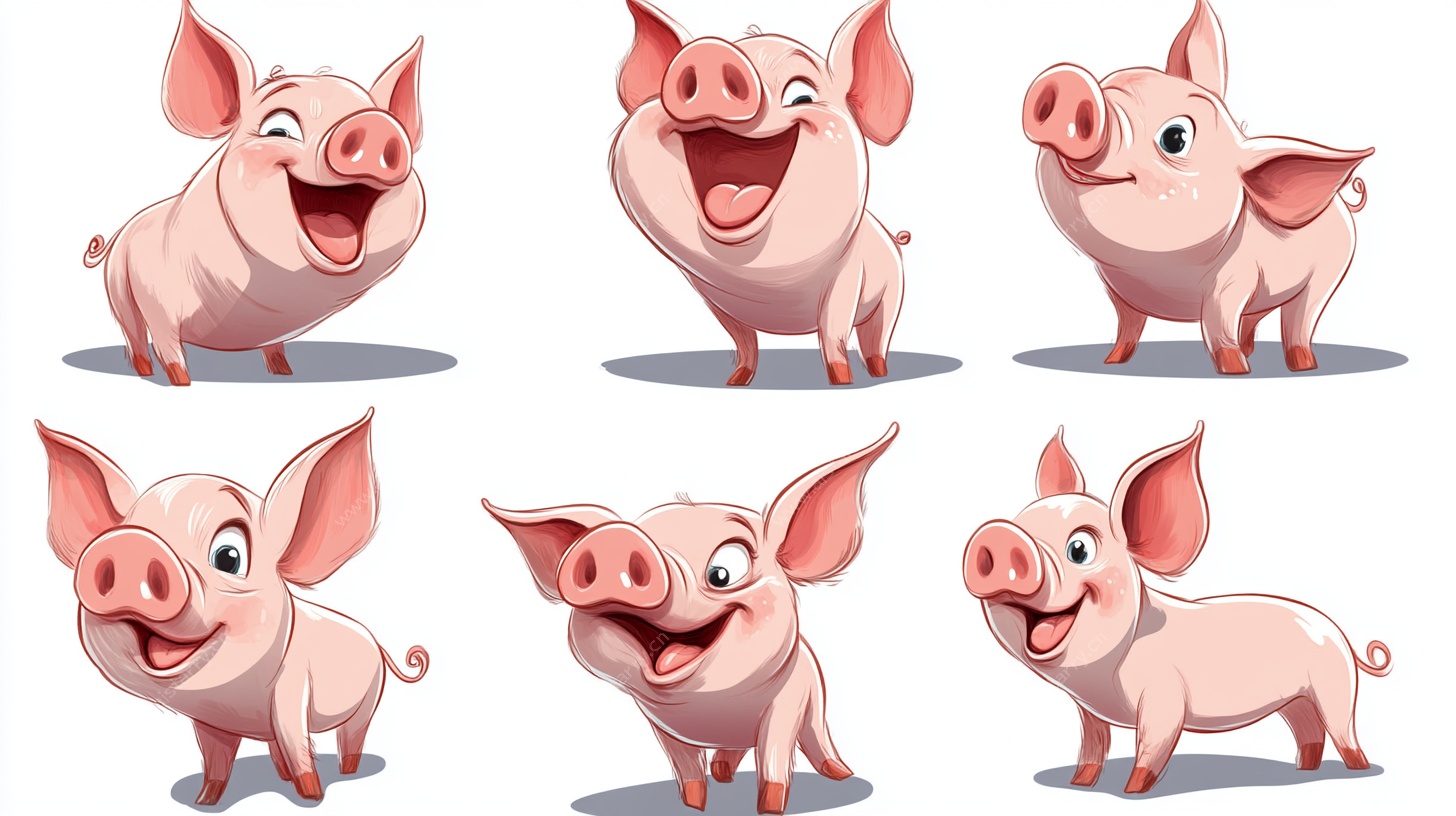 可爱小猪表情包集合