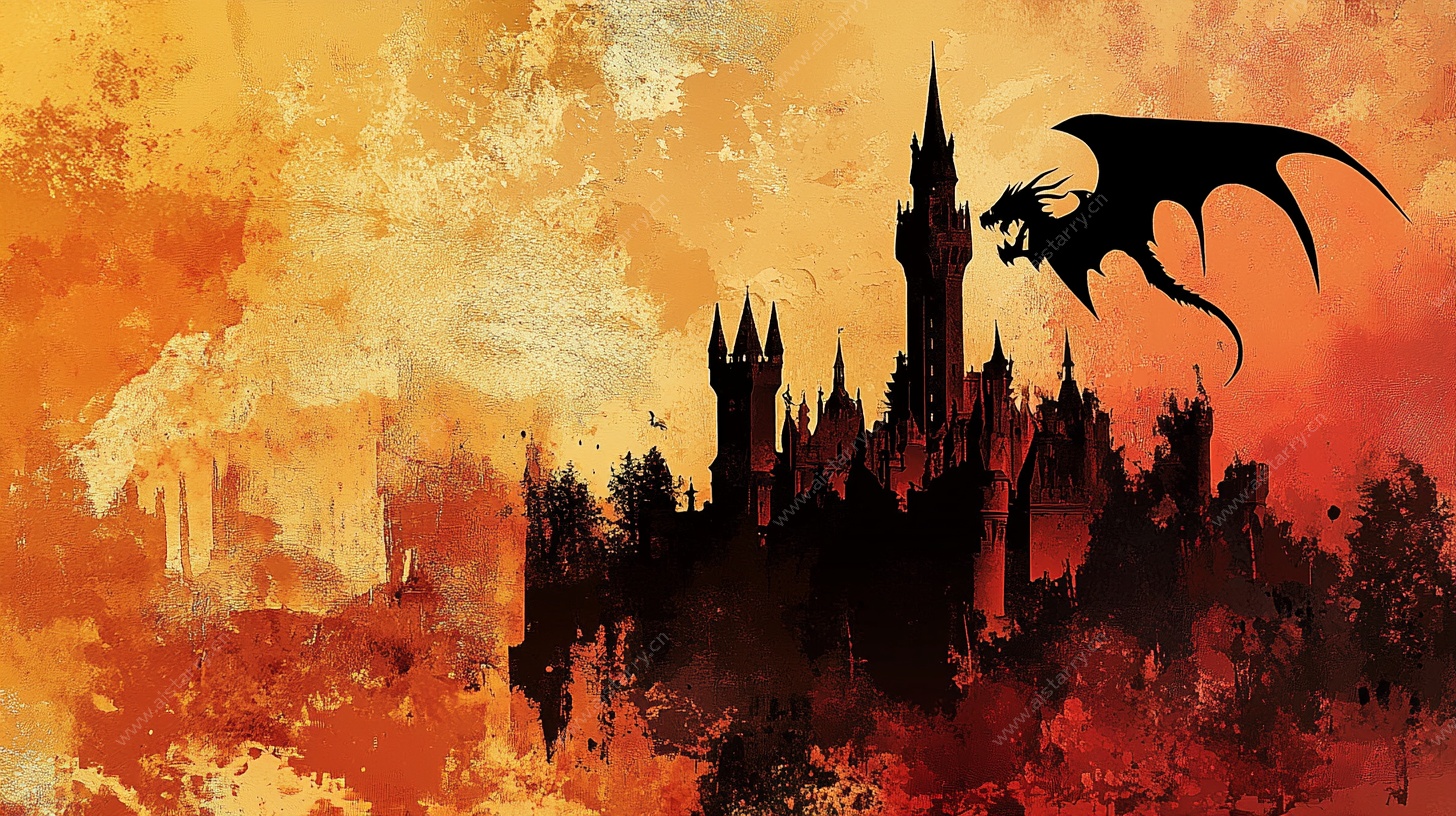 魔幻城堡与飞天龙影