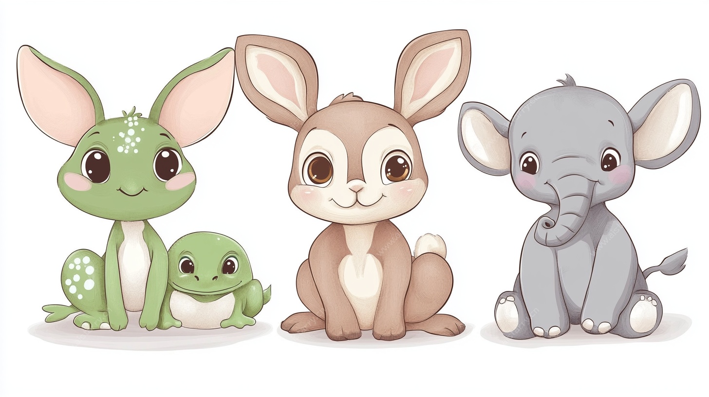 可爱动物伙伴集合