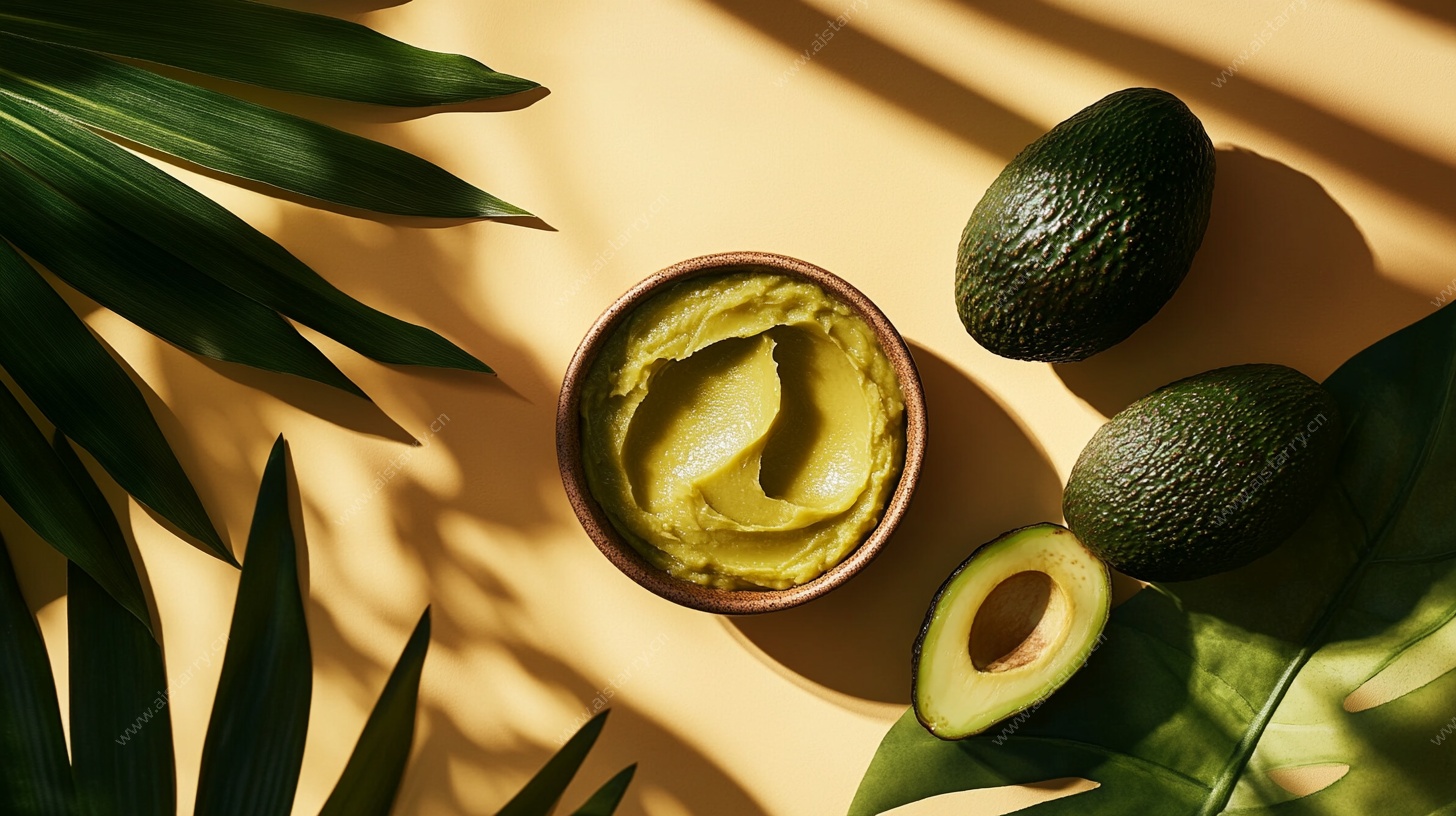 牛油果护肤素材静物照
