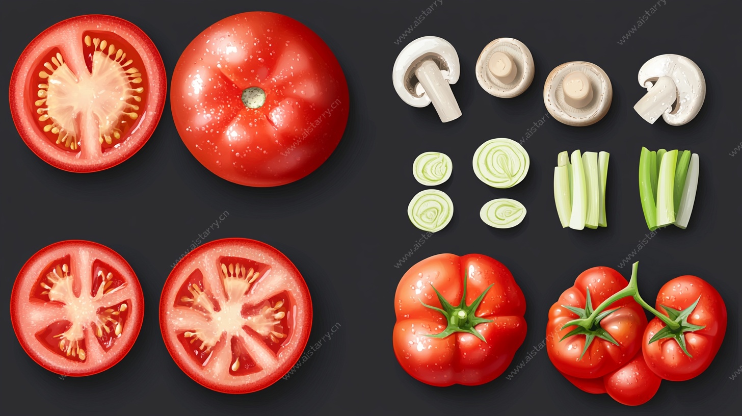 新鲜蔬菜组合图