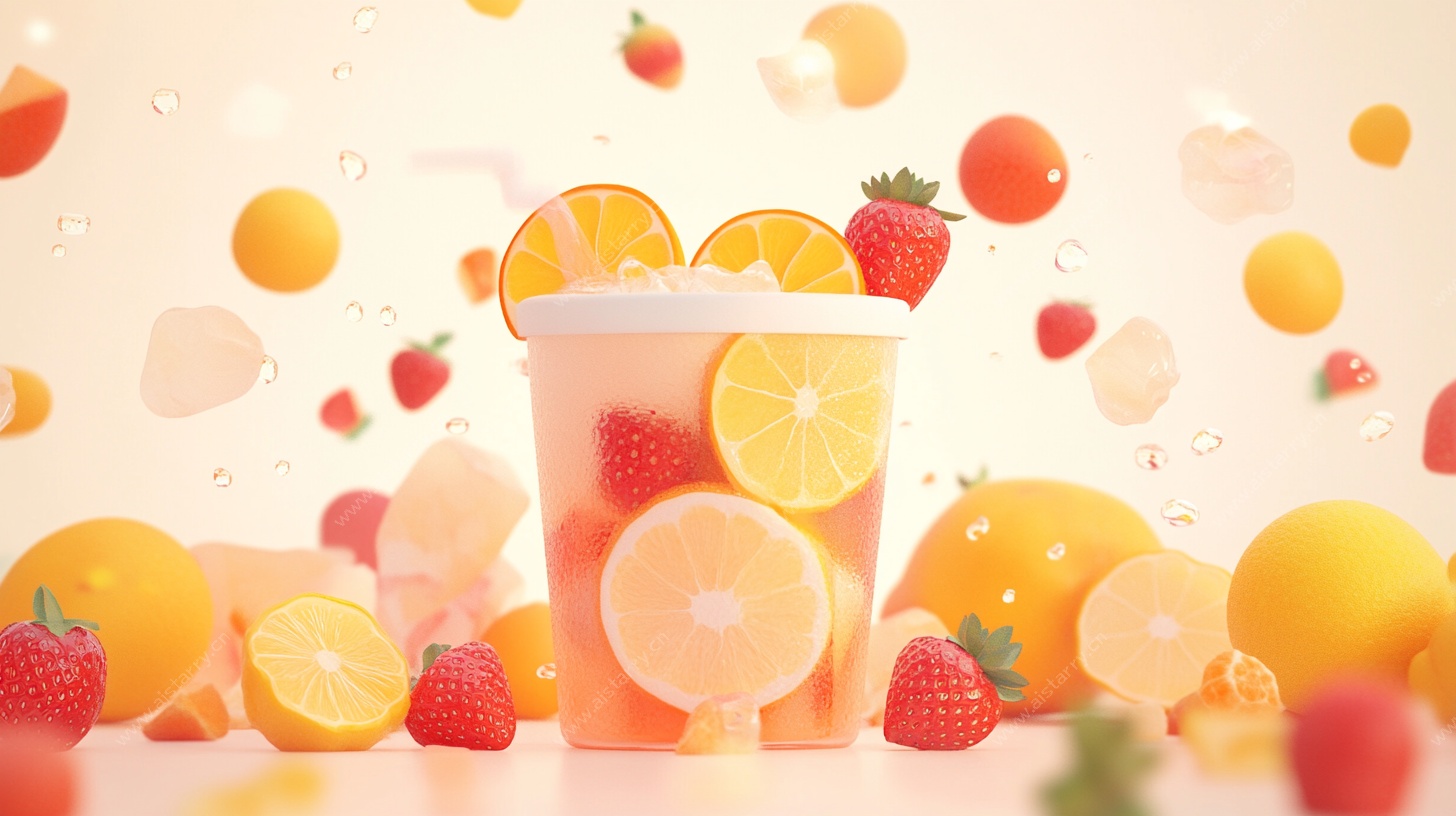 缤纷水果杯 夏日清凉诱惑