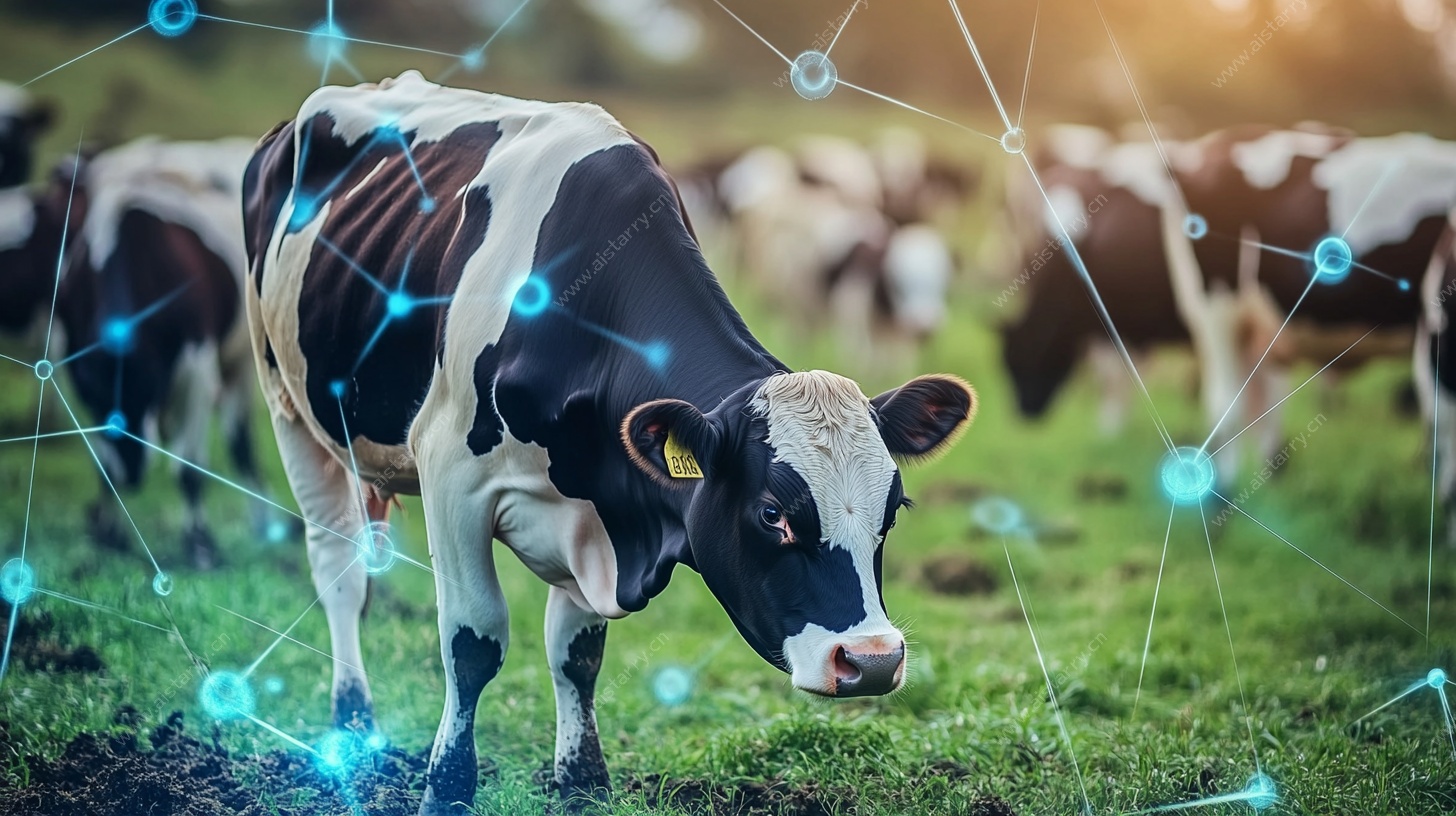 科技赋能的田园奶牛