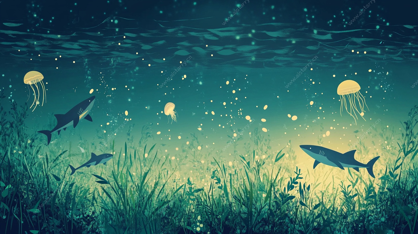 梦幻海底世界插画