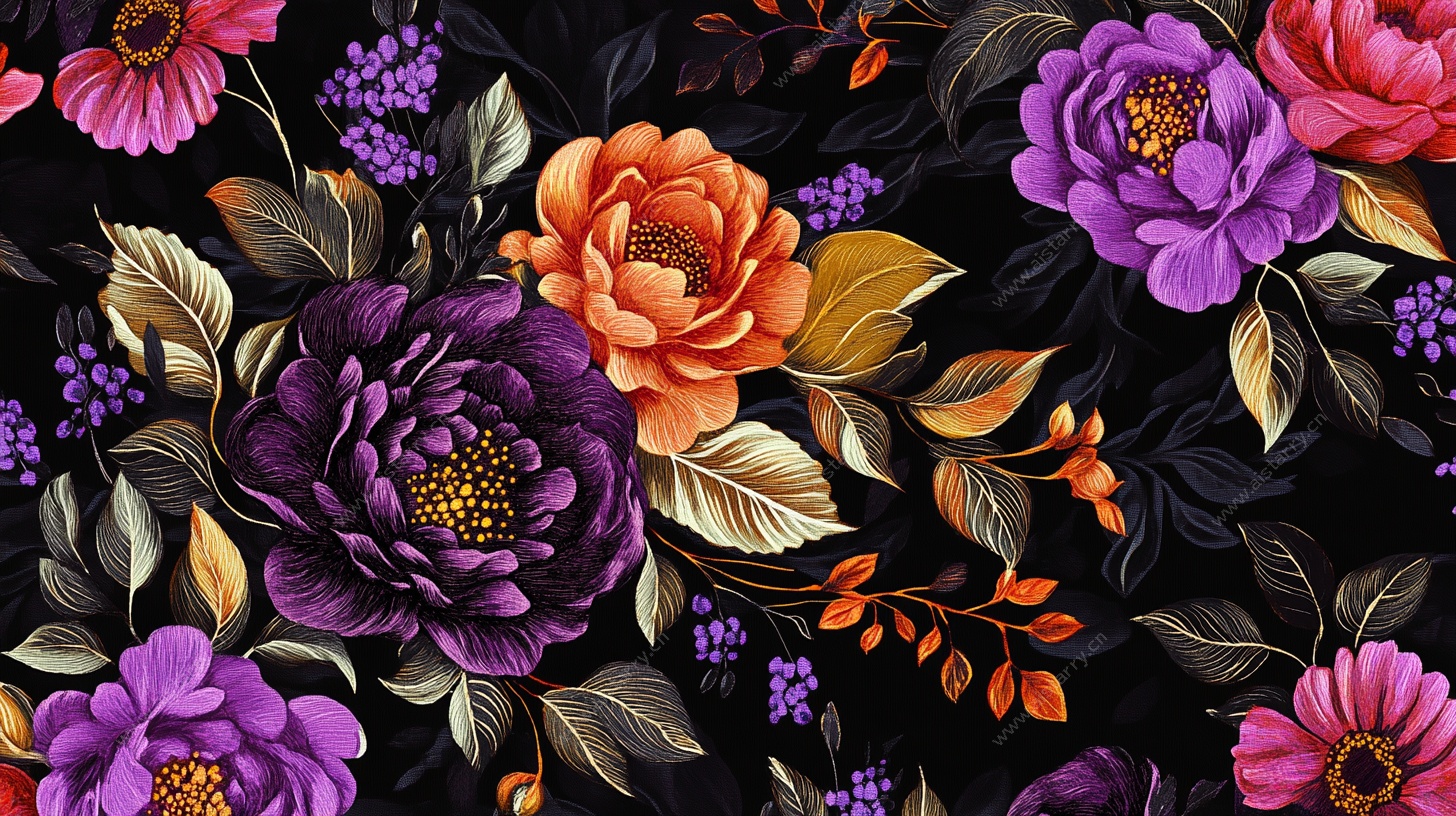 花卉图案 绚丽绽放的艺术