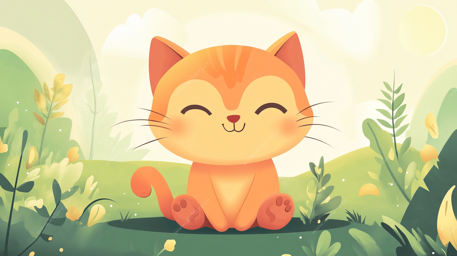 可爱小猫的田园惬意时光
