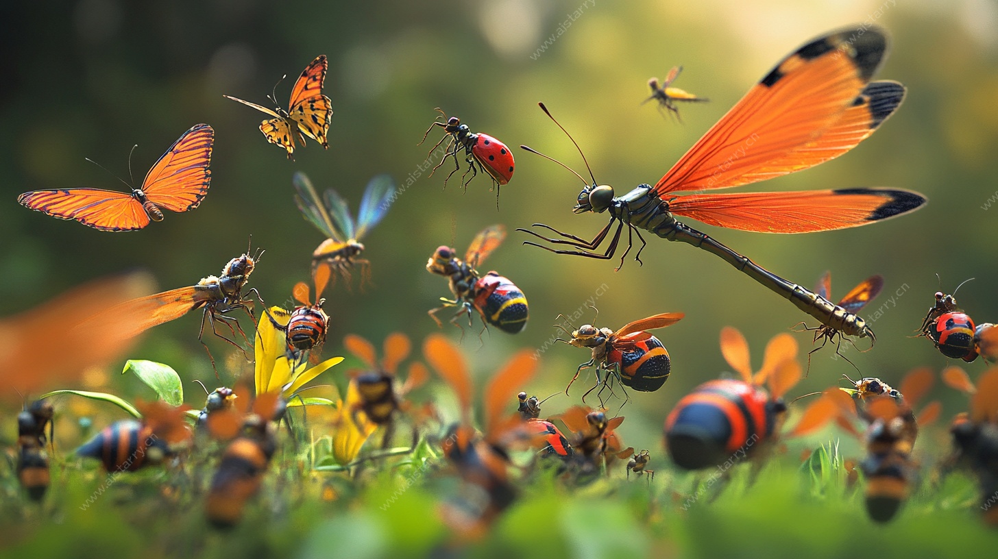 群虫共舞的微观自然图景