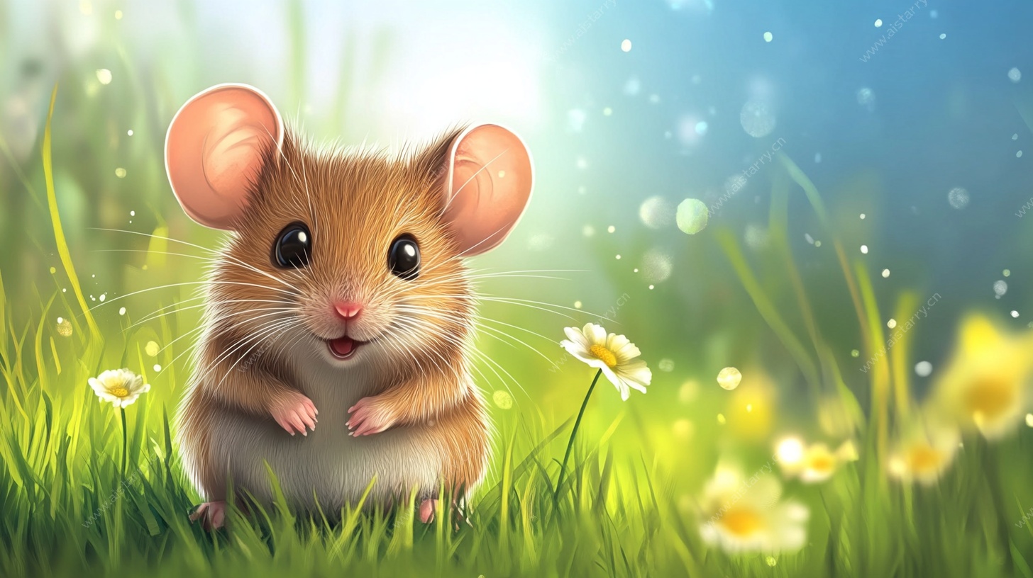 可爱小老鼠的春日时光