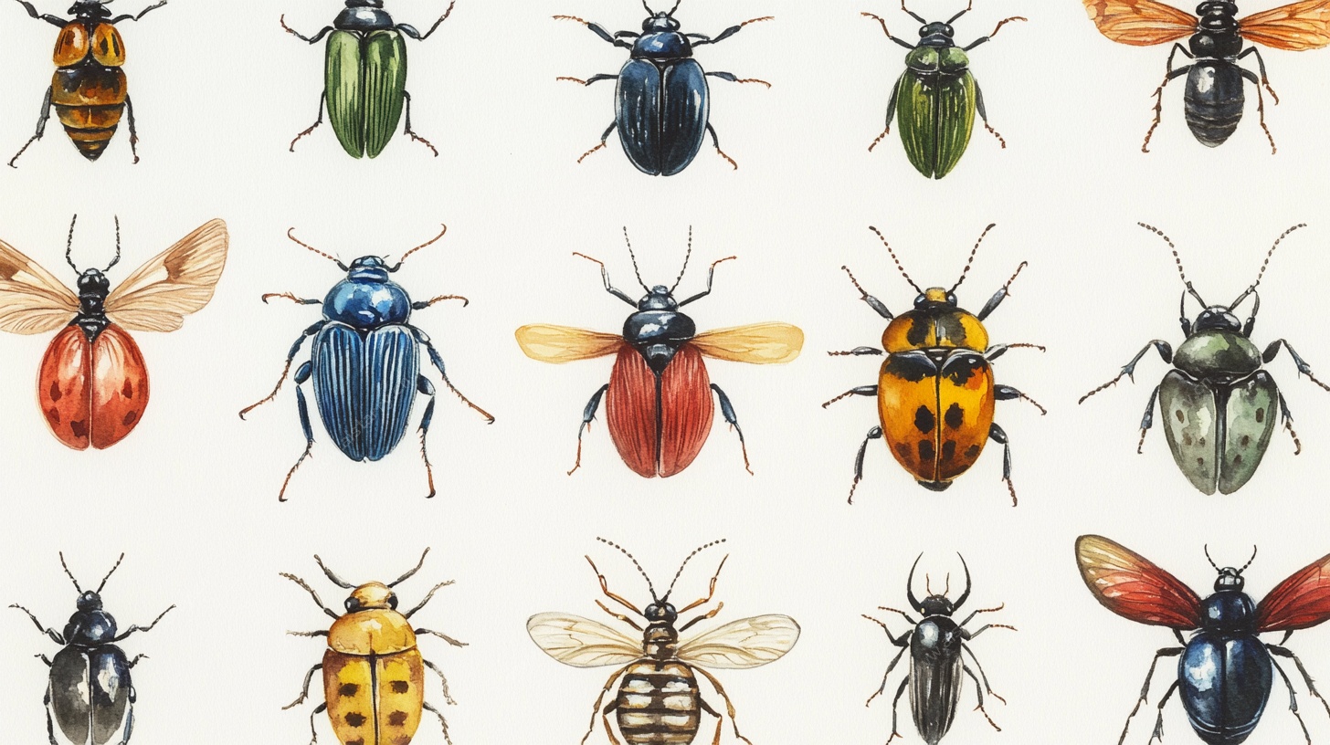 多彩昆虫插画集合