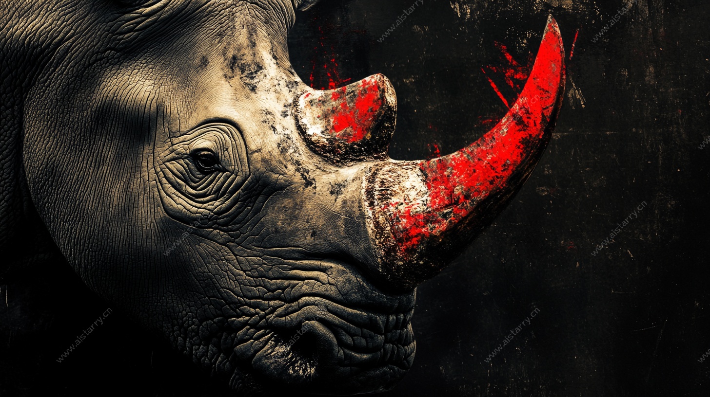 血红犀角 野性与警示