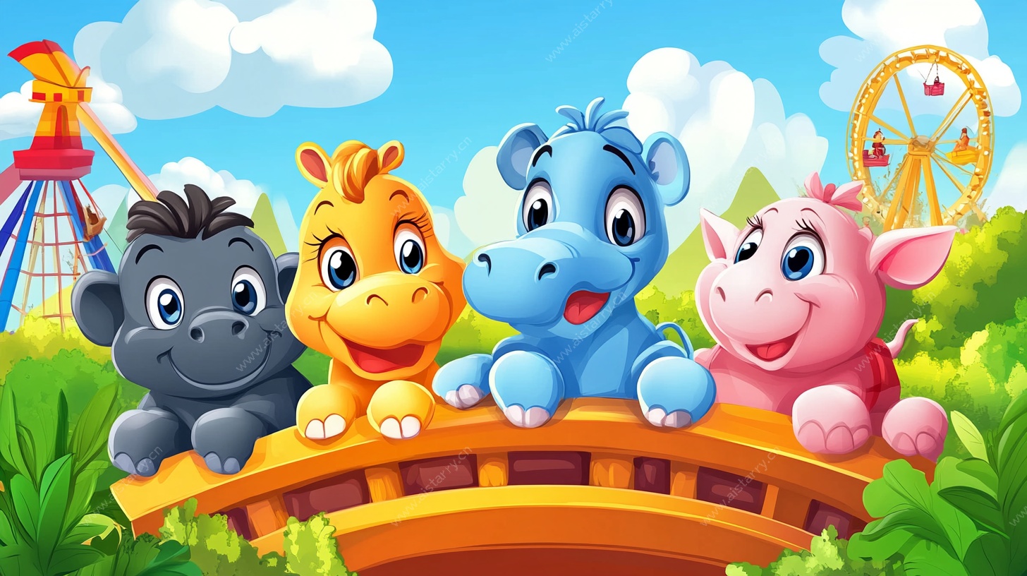 动物们的欢乐游园时光