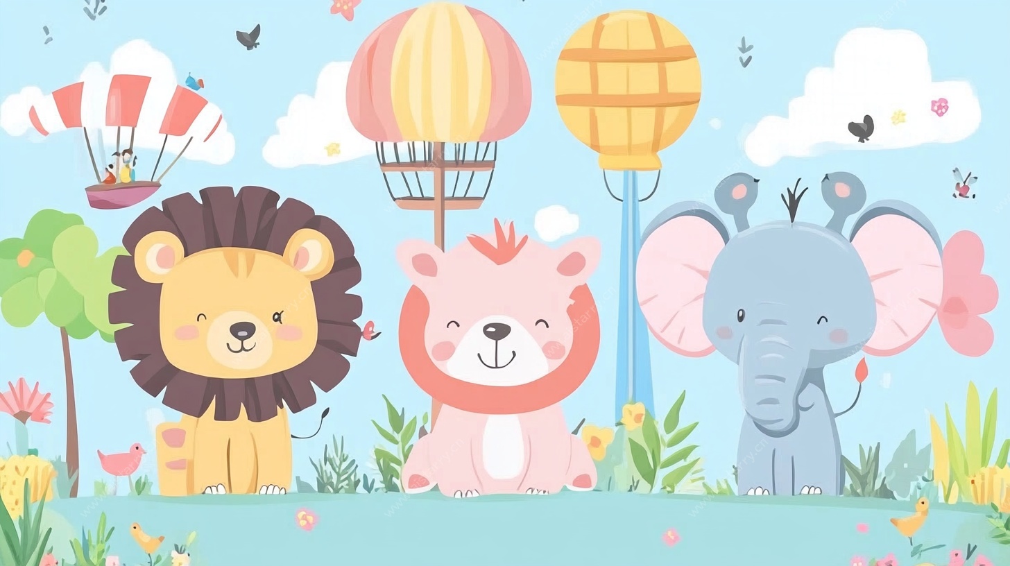 动物们的梦幻气球之旅