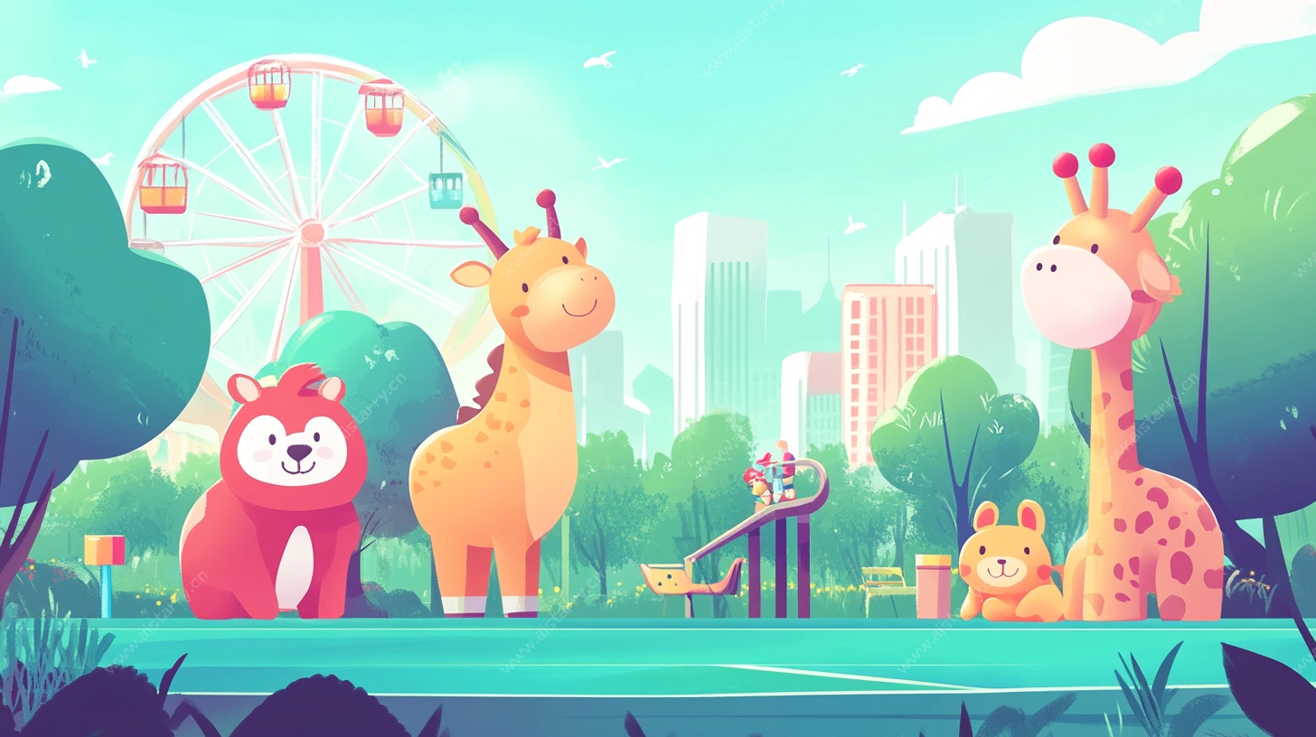 动物们的欢乐公园时光