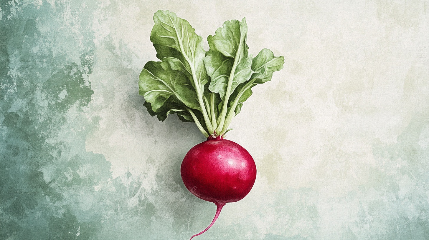 鲜红萝卜绿叶背景图